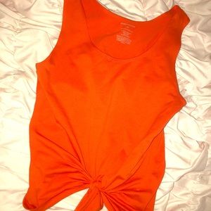 Orange/red tank top